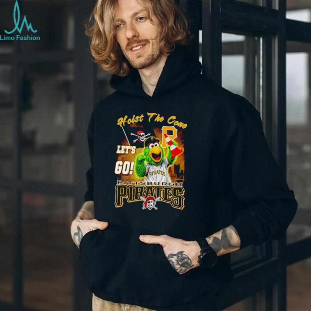 Pittsburgh Pirates Pirate Parrot “Hoist The Cone” Let’s Go Baseball T Shirt