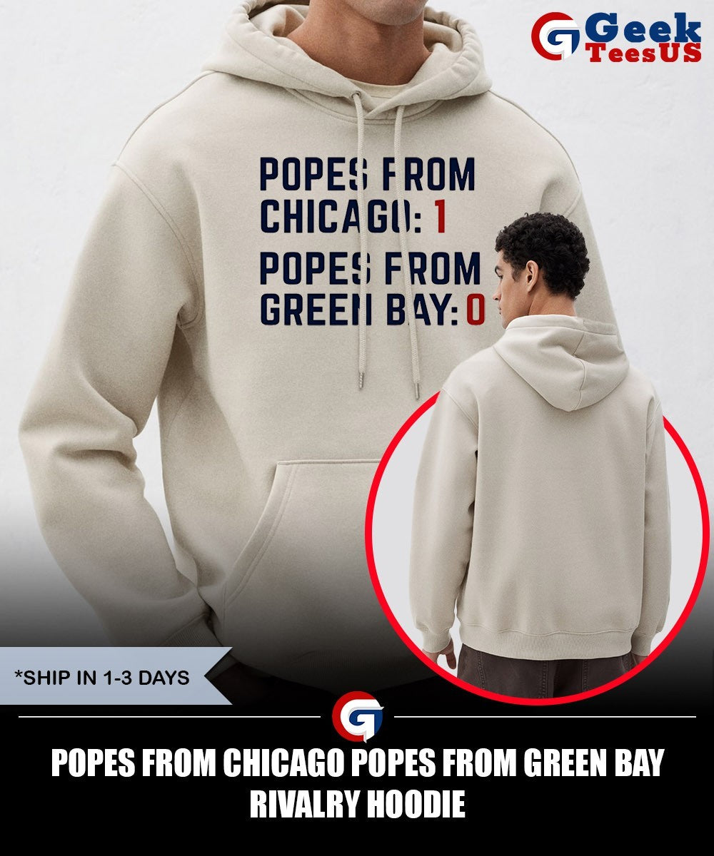 Popes from Chicago Popes from Green Bay rivalry shirt Unisex , , , Long Sleeve Tee