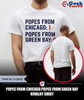 Popes from Chicago Popes from Green Bay rivalry shirt Unisex , , , Long Sleeve Tee