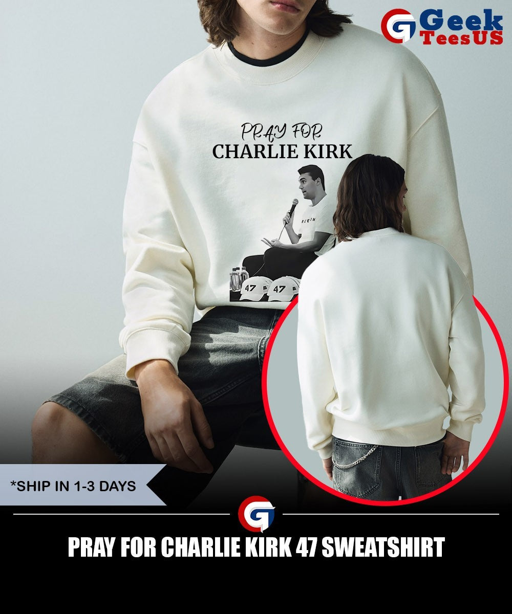 Pray for Charlie Kirk 47 shirt Unisex , , , Long Sleeve Tee