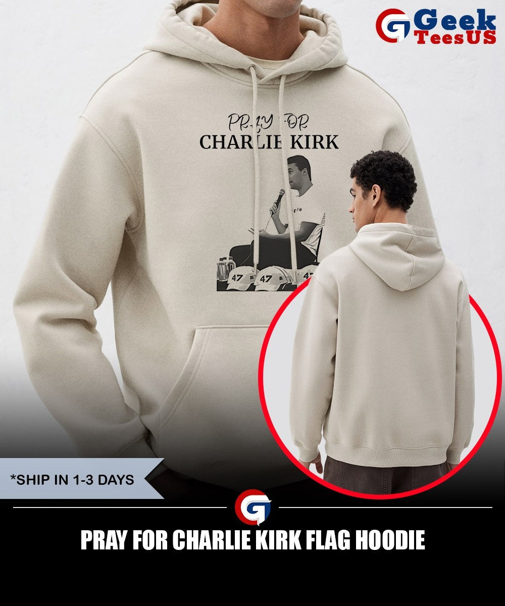 Pray for Charlie Kirk flag shirt Unisex , , , Long Sleeve Tee