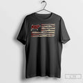 Bacon Flag Pig Parody Vintage T-Shirts