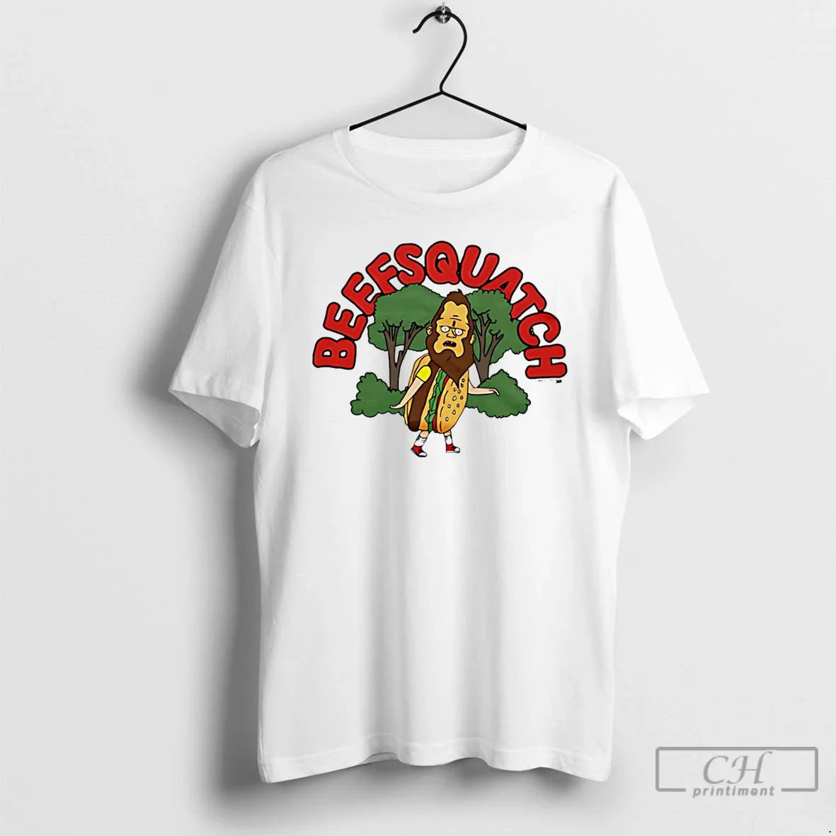 Bobs Burgers Gene Beefsquatch Cartoon T-Shirts