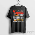 Cigars Solve Most My Problems Whiskey Does Rest Letter T-Shirts