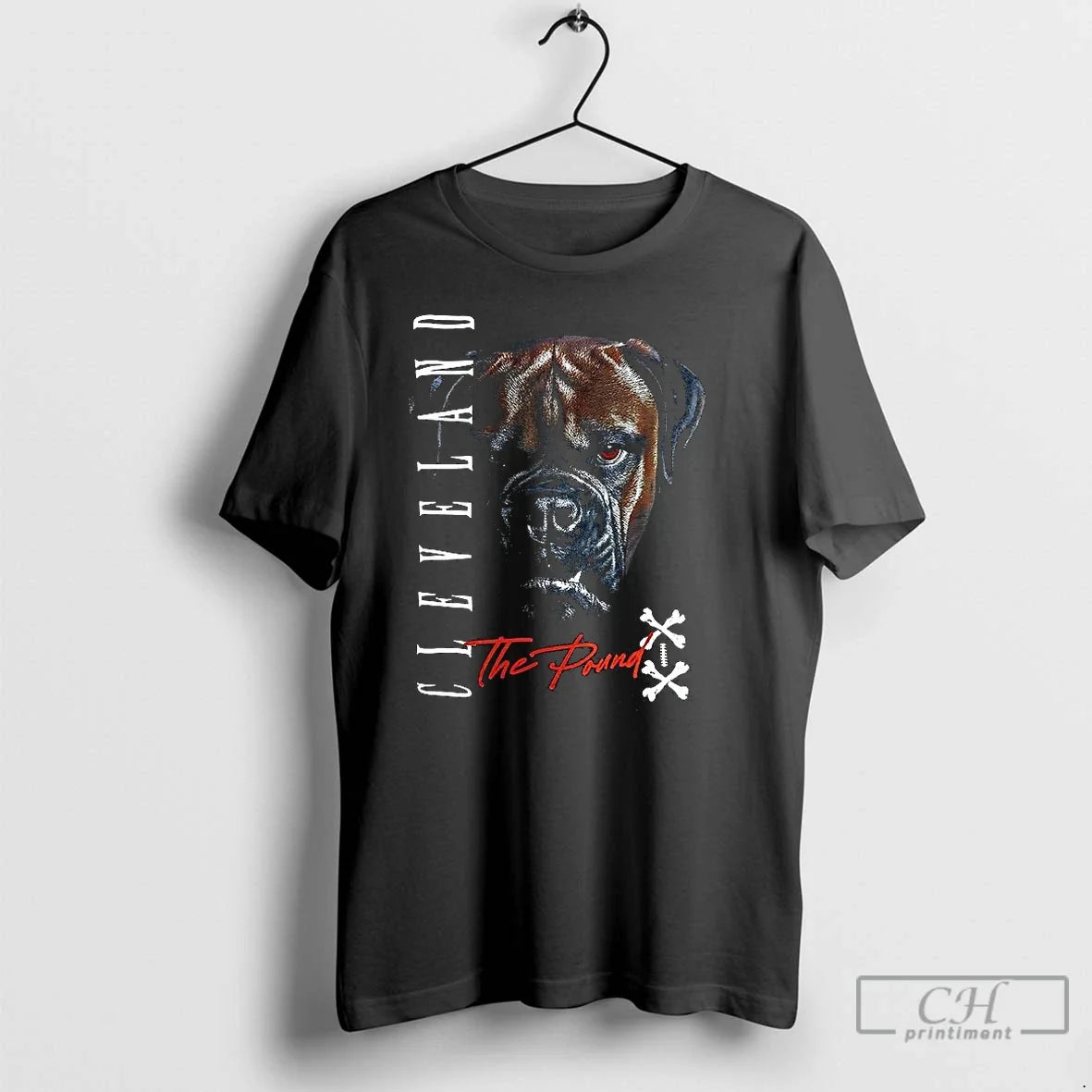 Cleveland Browns Dawg Pound Boxer Dog T-Shirts