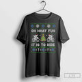 Cycling Oh What Fun Is Ride Jumper Bicycle T-Shirts