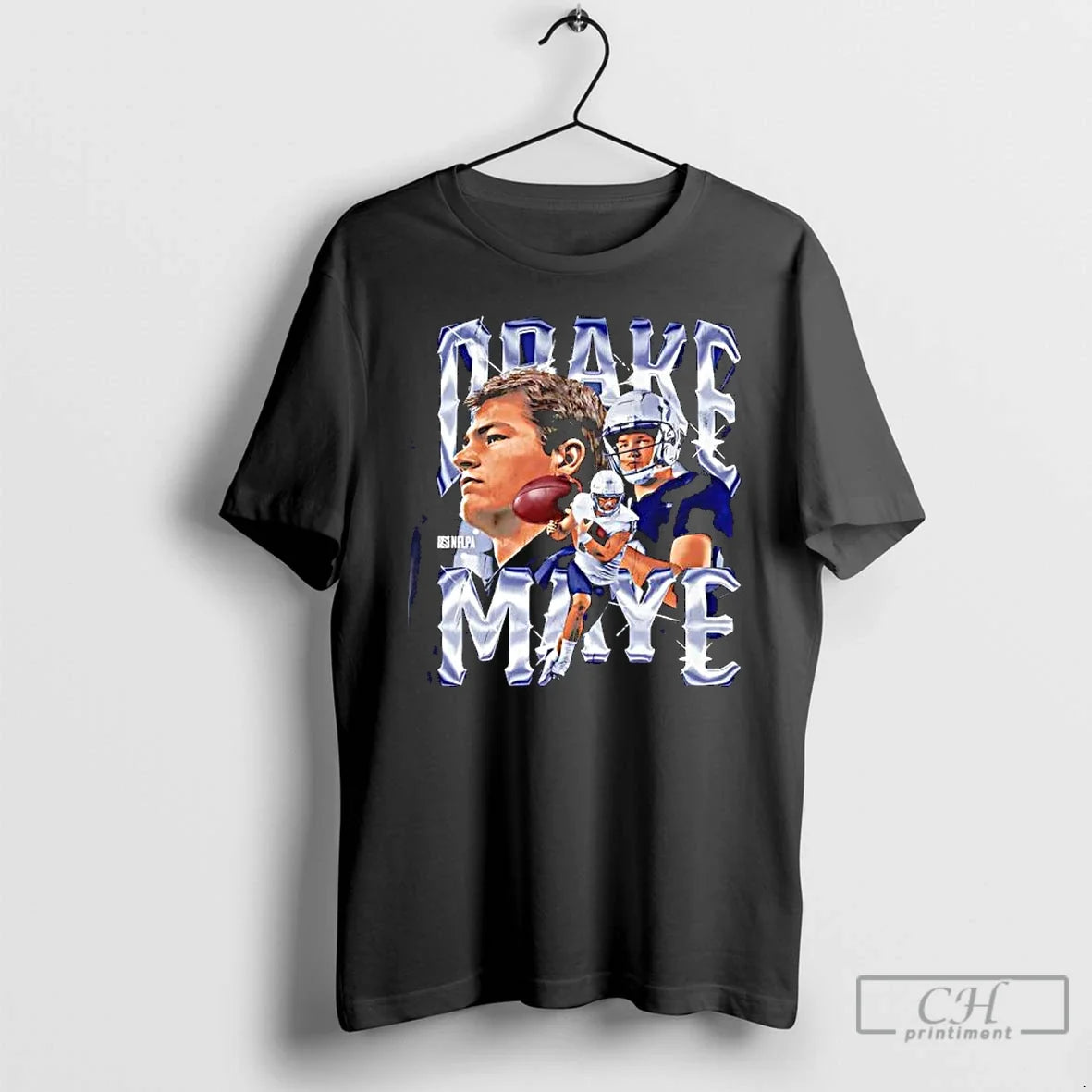 Drake Maye New England Vintage T-Shirts