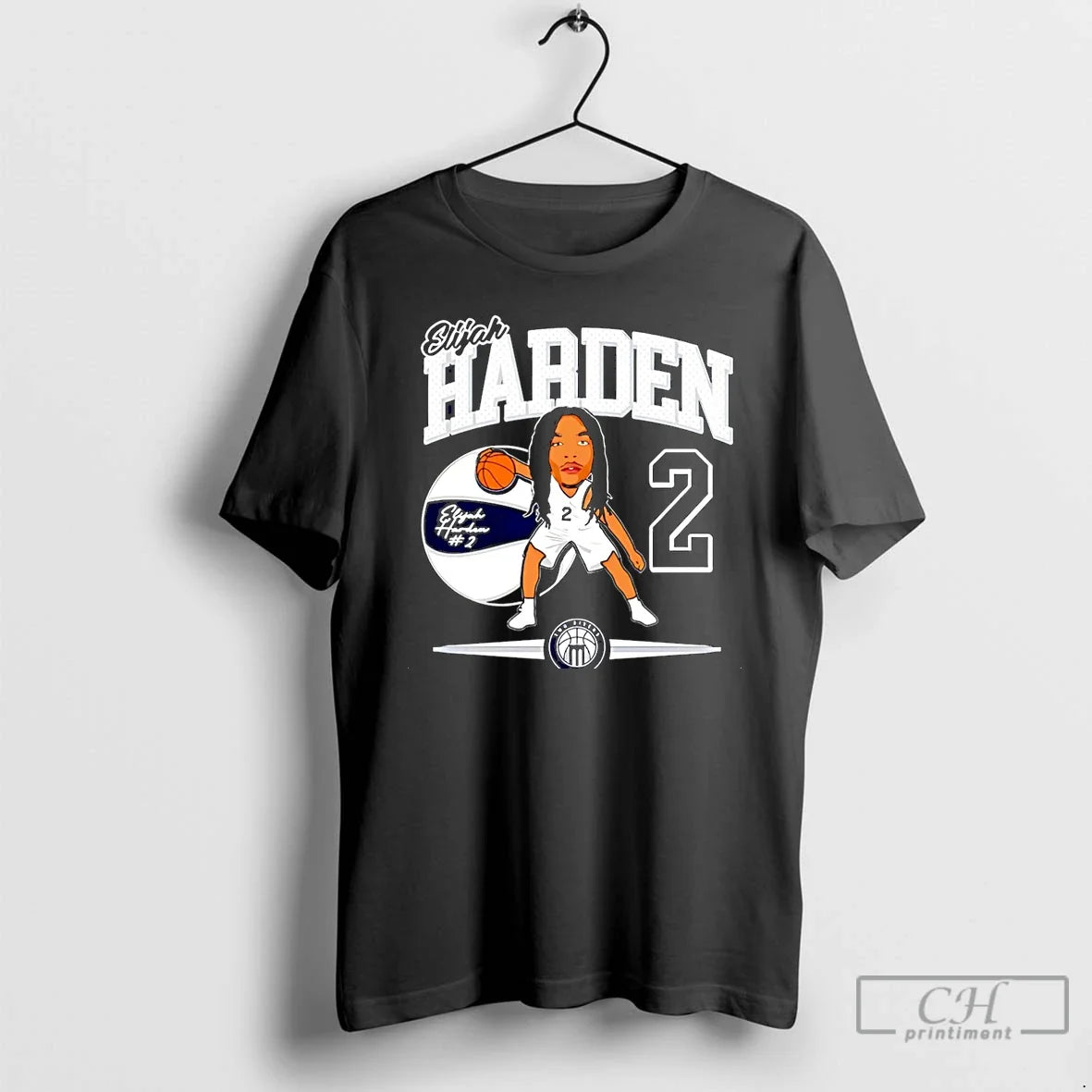 Elijah Harden Marietta Basketball Caricature 25 26 T-Shirts
