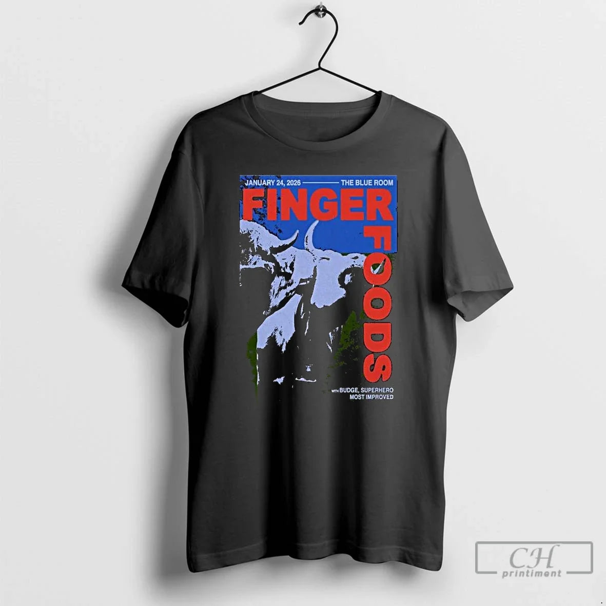 Finger Foods Jan 24 2026 Blue Room T-Shirts