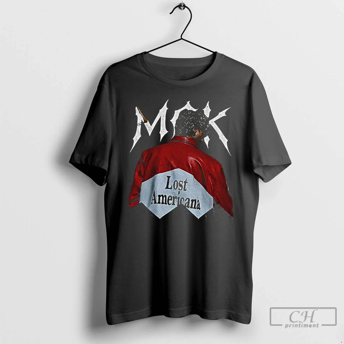 Lost Americana Mgk Machine Gun Kelly Wiz Khalifa Concert T-Shirts