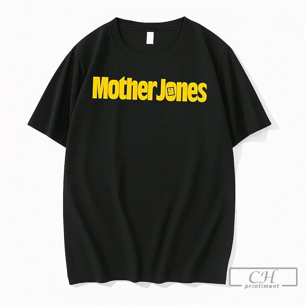 Premium Mother Jones 50th Anniversary Logo Tee Unisex , , , Long Sleeve Tee