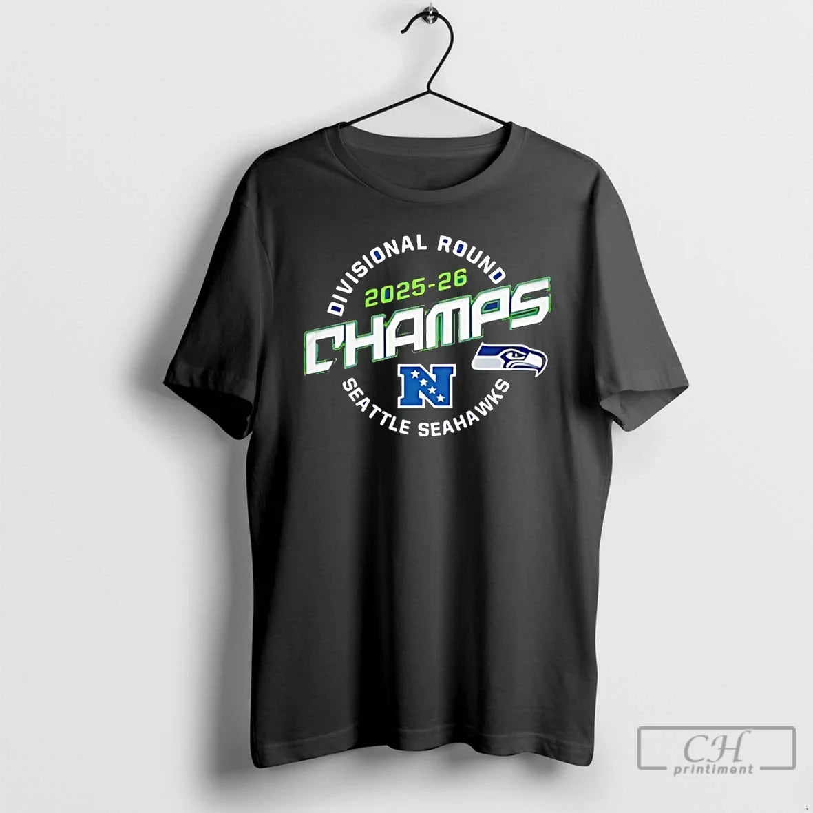 Seahawks Champs Divisional Round 2025 26 T-Shirts