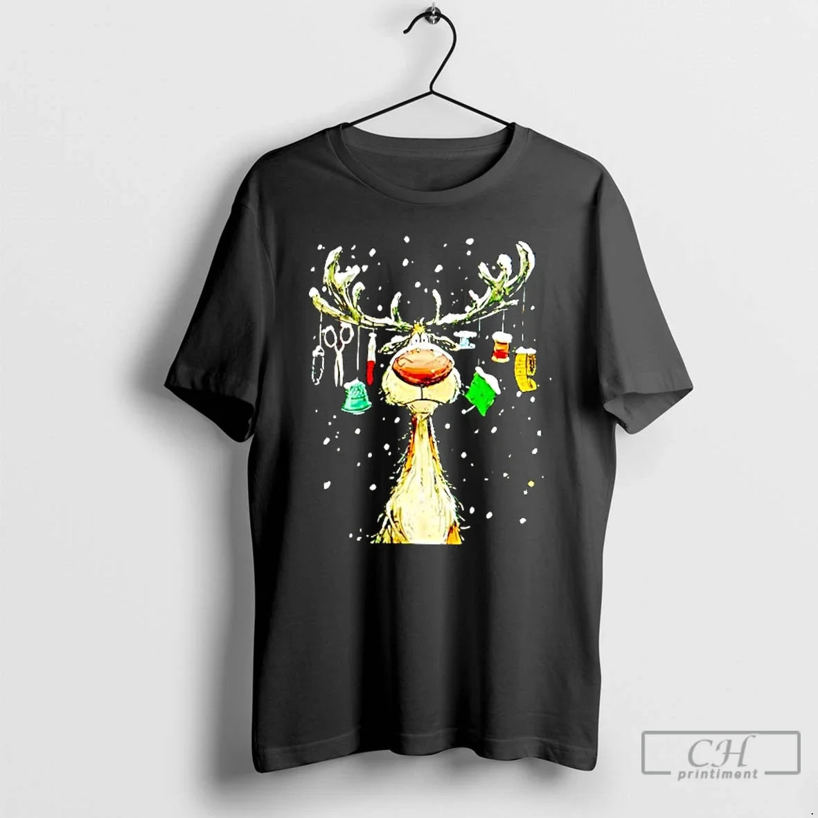 Reindeer Is Sad Trends T-Shirts