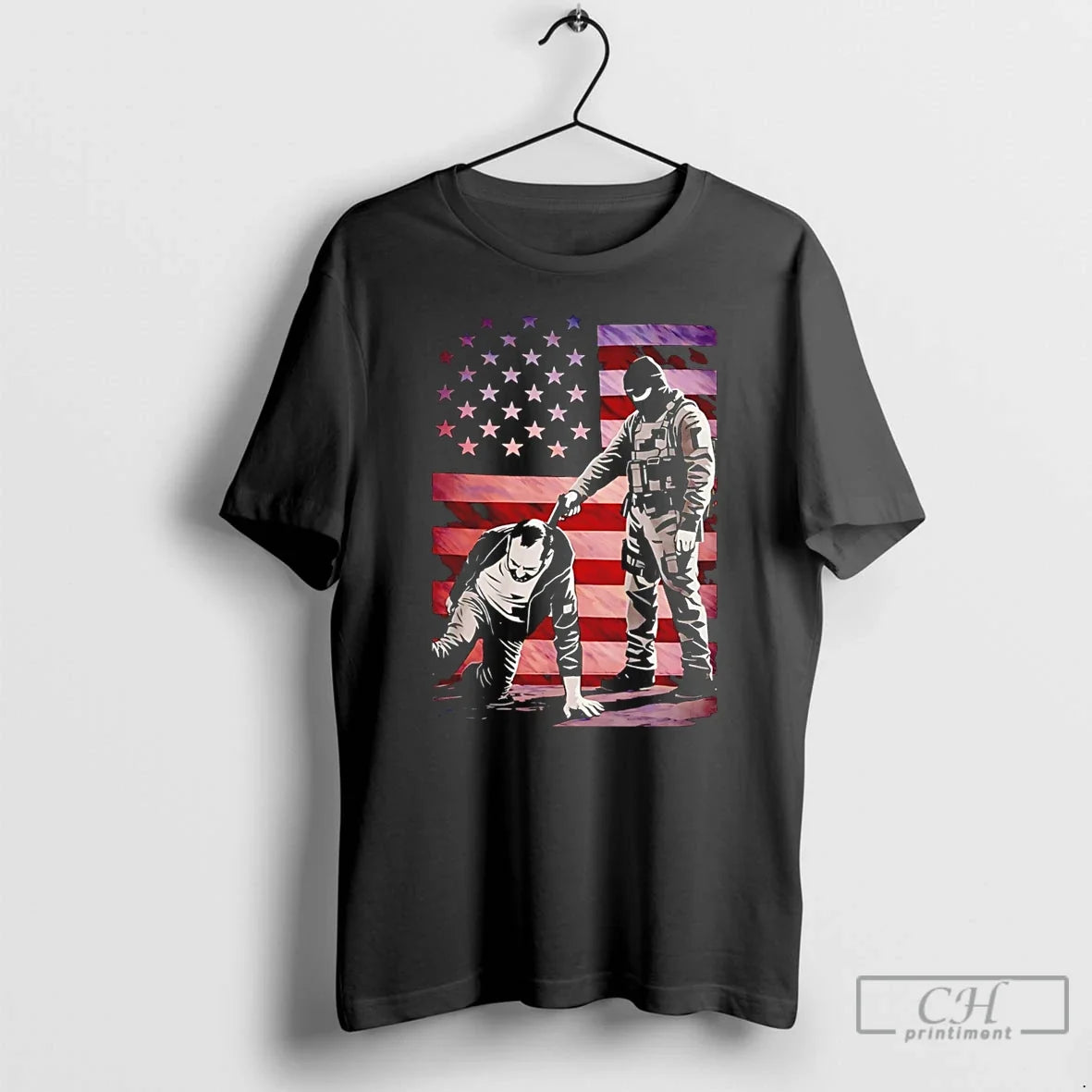 Trumps America Anti Ice Usa Flag T-Shirts