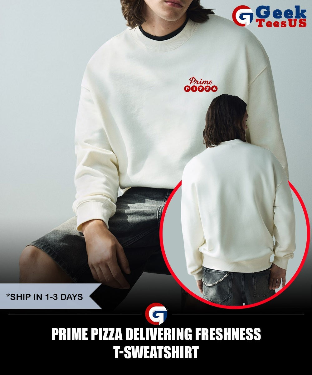 Prime Pizza delivering freshness Unisex , , , Long Sleeve Tee