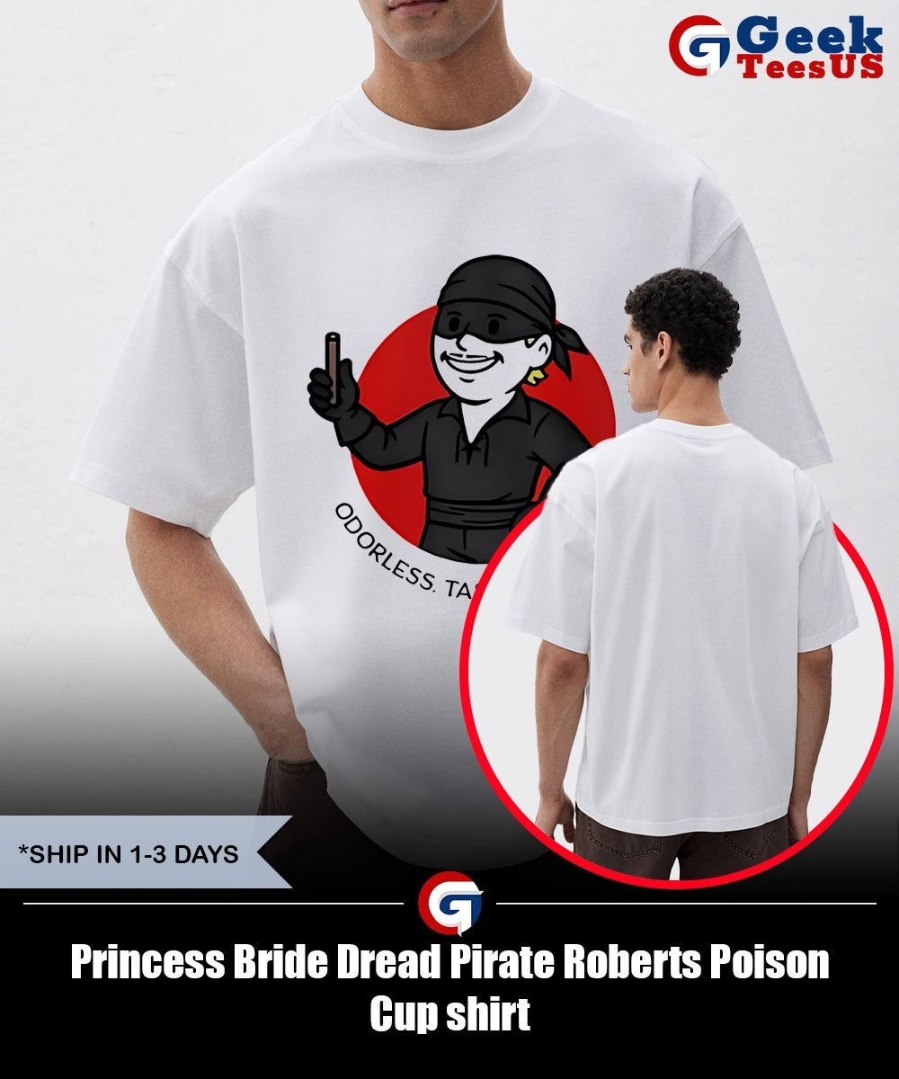 Princess Bride Dread Pirate Roberts Poison Cup shirt Unisex , , , Long Sleeve Tee