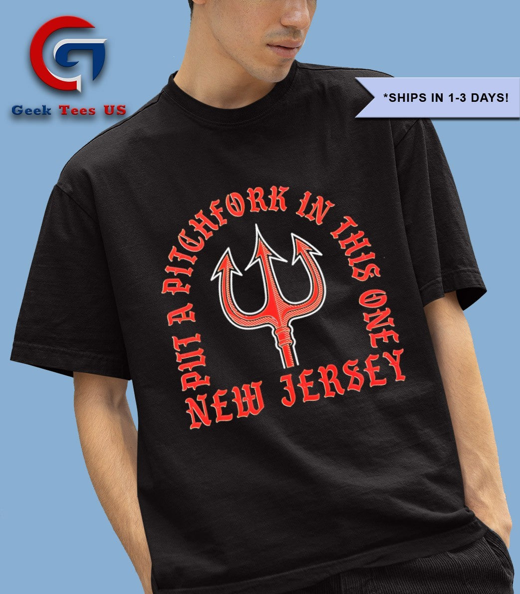 Put a Pitchfork in this one new jersey logo shirt Unisex , , , Long Sleeve Tee
