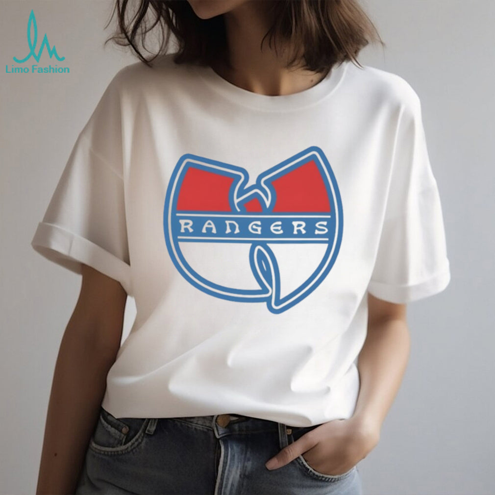 Rangers Hockey Wu Tang Clan Mashup Logo Graphic T Shirt
