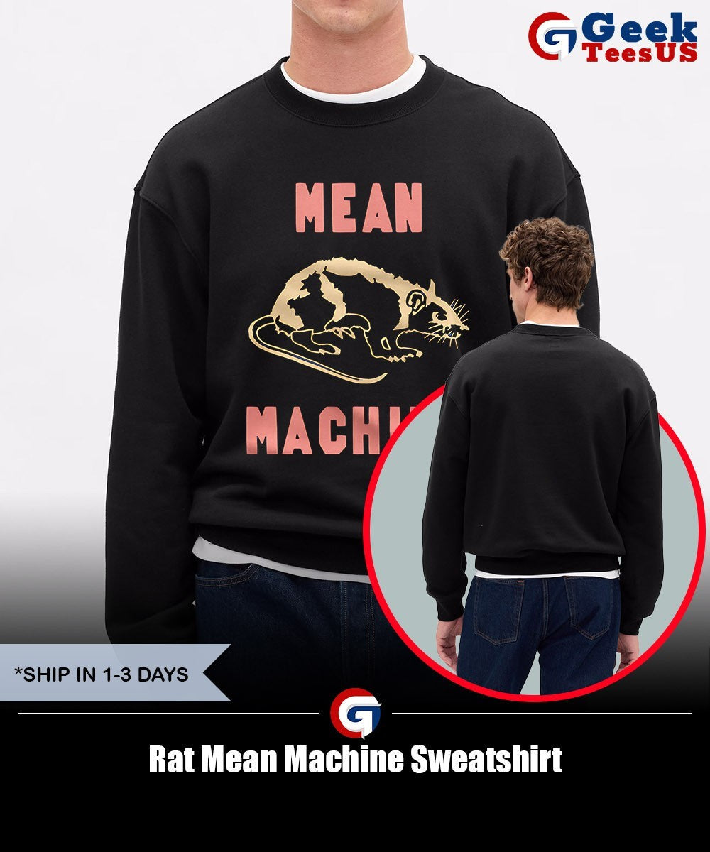Rat Mean Machine shirt Unisex , , , Long Sleeve Tee