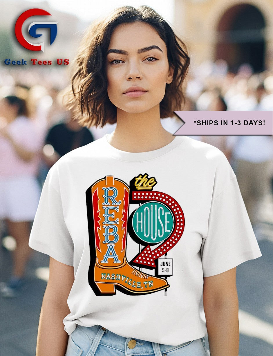 Reba’s House Boot shirt Unisex , , , Long Sleeve Tee