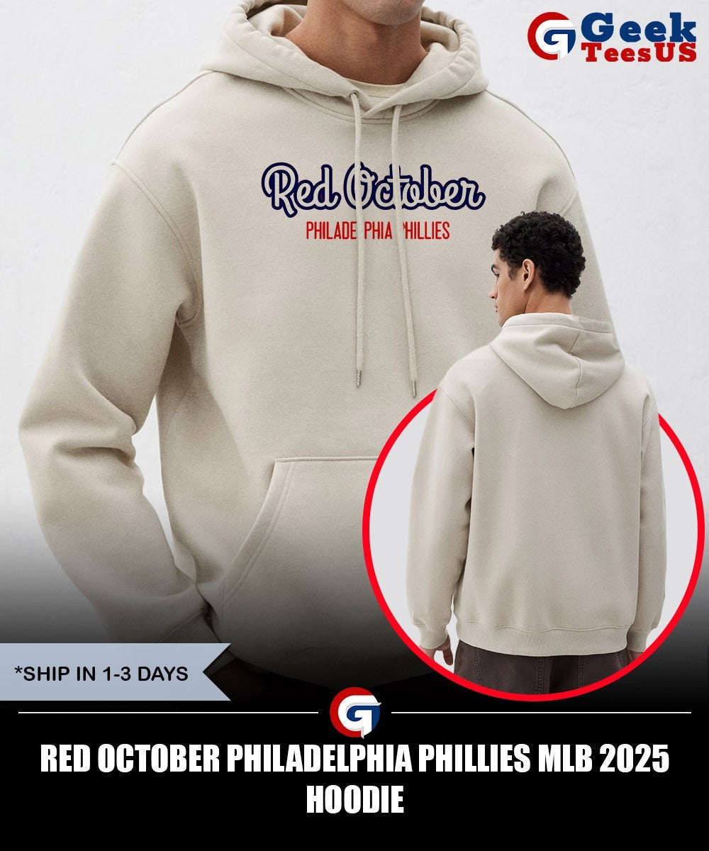 Red October Philadelphia Phillies MLB 2025 shirt Unisex , , , Long Sleeve Tee