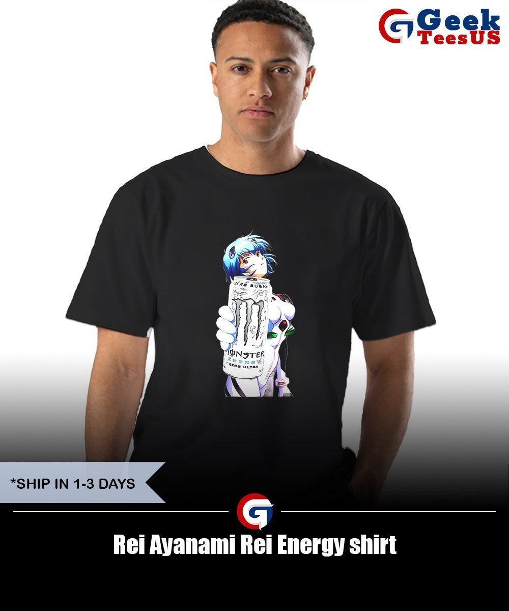 Rei Ayanami Rei Energy shirt Unisex , , , Long Sleeve Tee