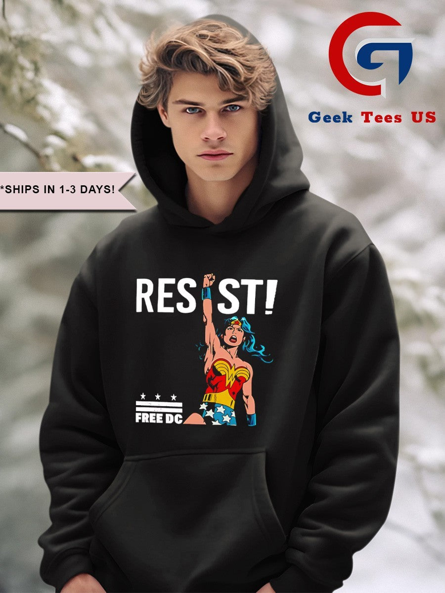 Resist Diana Prince Free DC shirt Unisex , , , Long Sleeve Tee