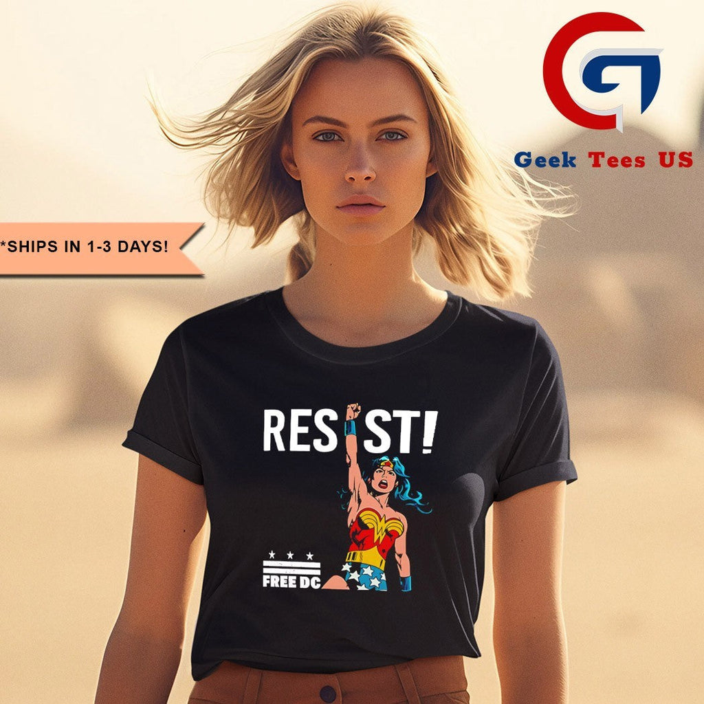 Resist Diana Prince Free DC shirt Unisex , , , Long Sleeve Tee