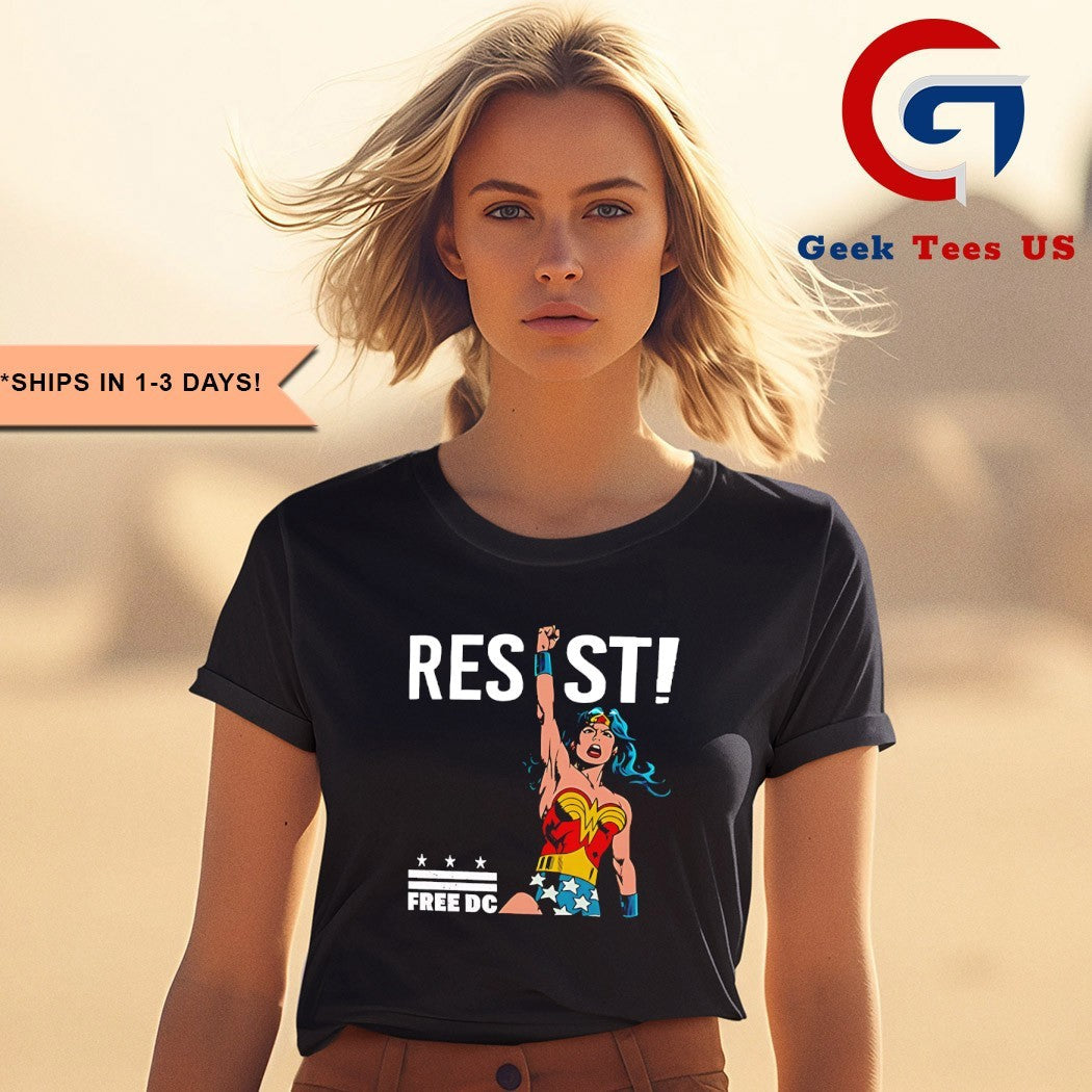 Resist Diana Prince Free DC shirt Unisex , , , Long Sleeve Tee