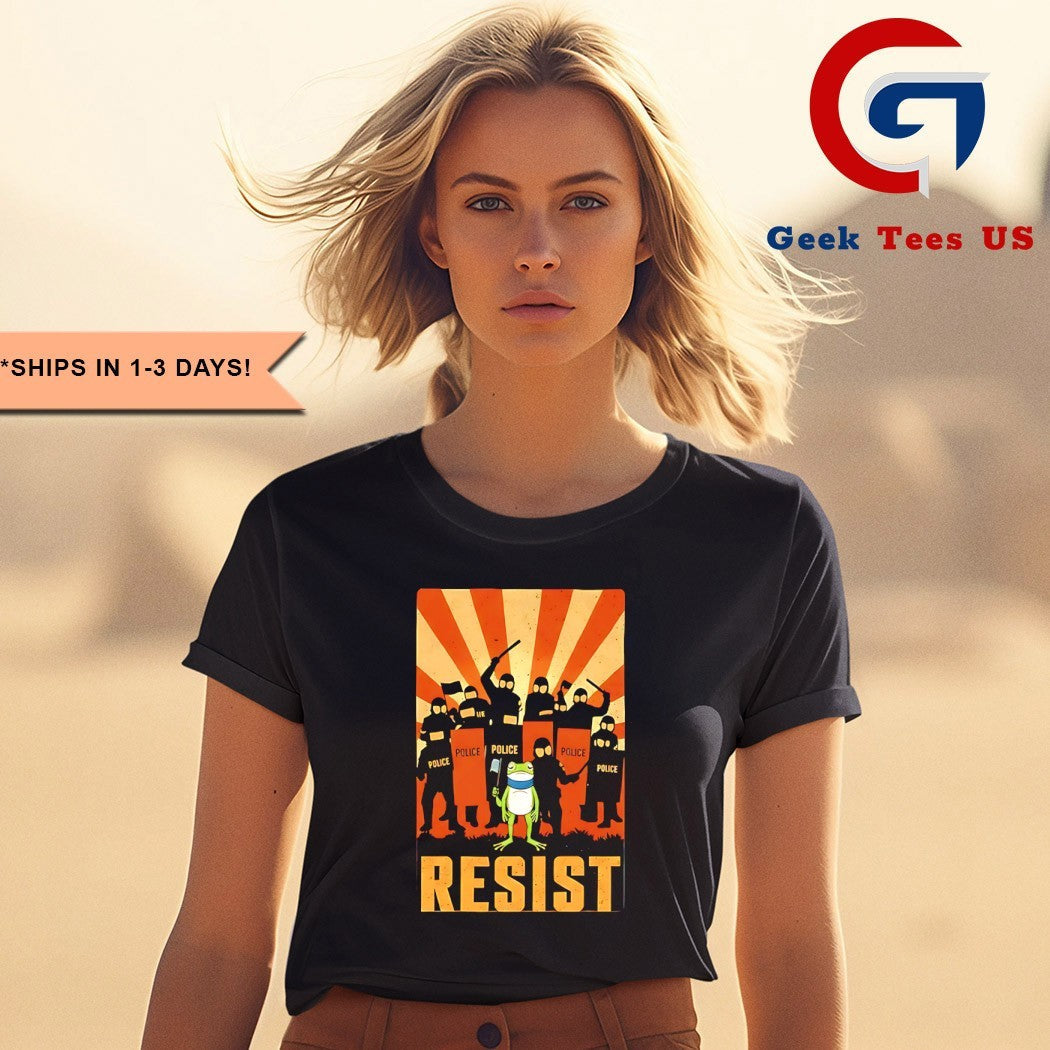 Resist Portland Frog 2025 shirt Unisex , , , Long Sleeve Tee