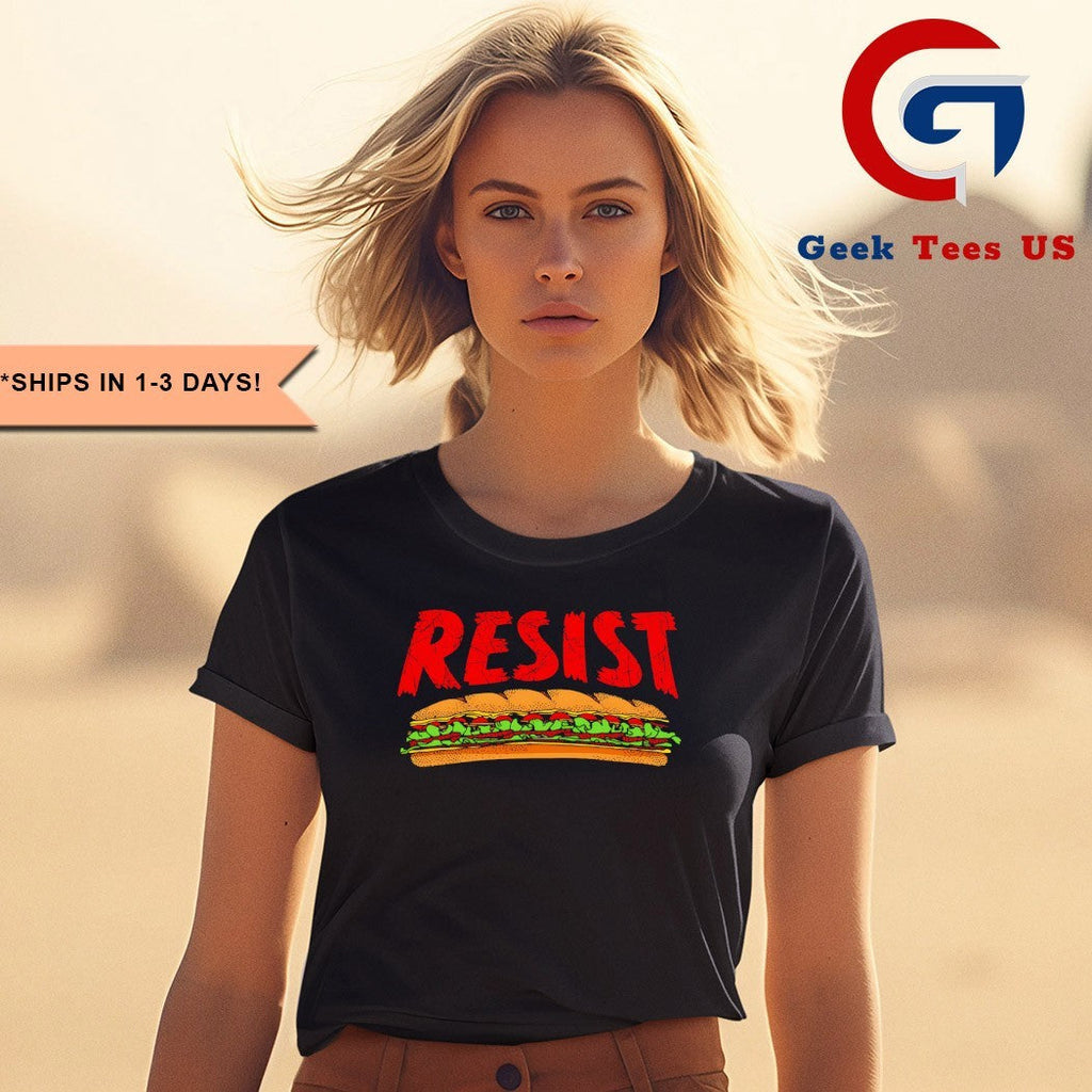 Resist anti ice sandwich guy DC Unisex , , , Long Sleeve Tee