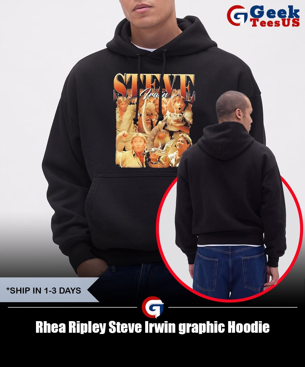 Rhea Ripley Steve Irwin graphic shirt Unisex , , , Long Sleeve Tee