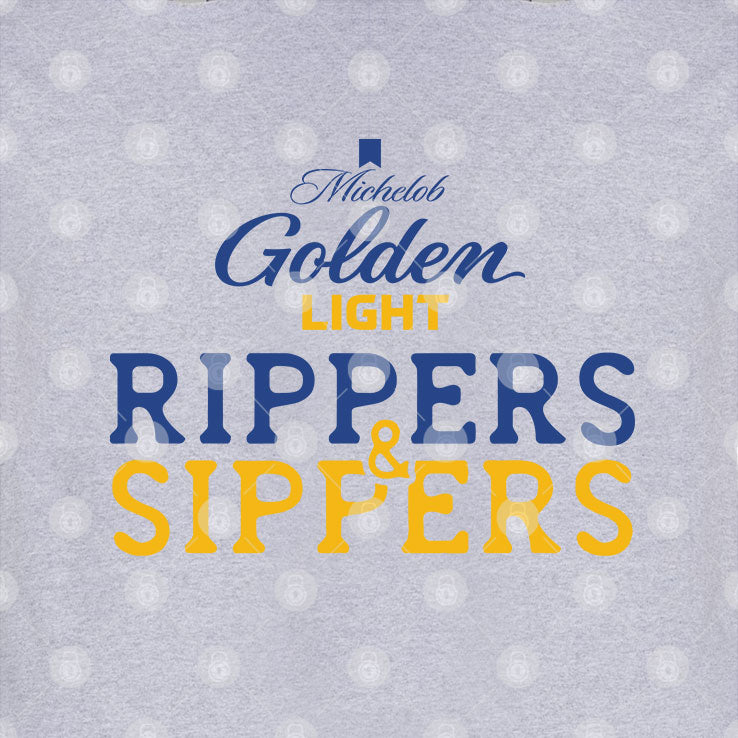 Rippers And Sippers Michelob Golden Light Beer T Shirt