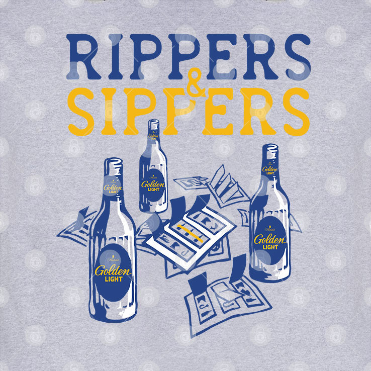 Rippers And Sippers Michelob Golden Light Beer T Shirt