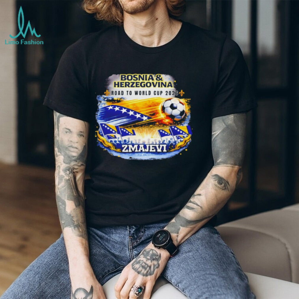 Road To World Cup 2026 Bosnia & Herzegovina Zmajevi National Team Fan T Shirt