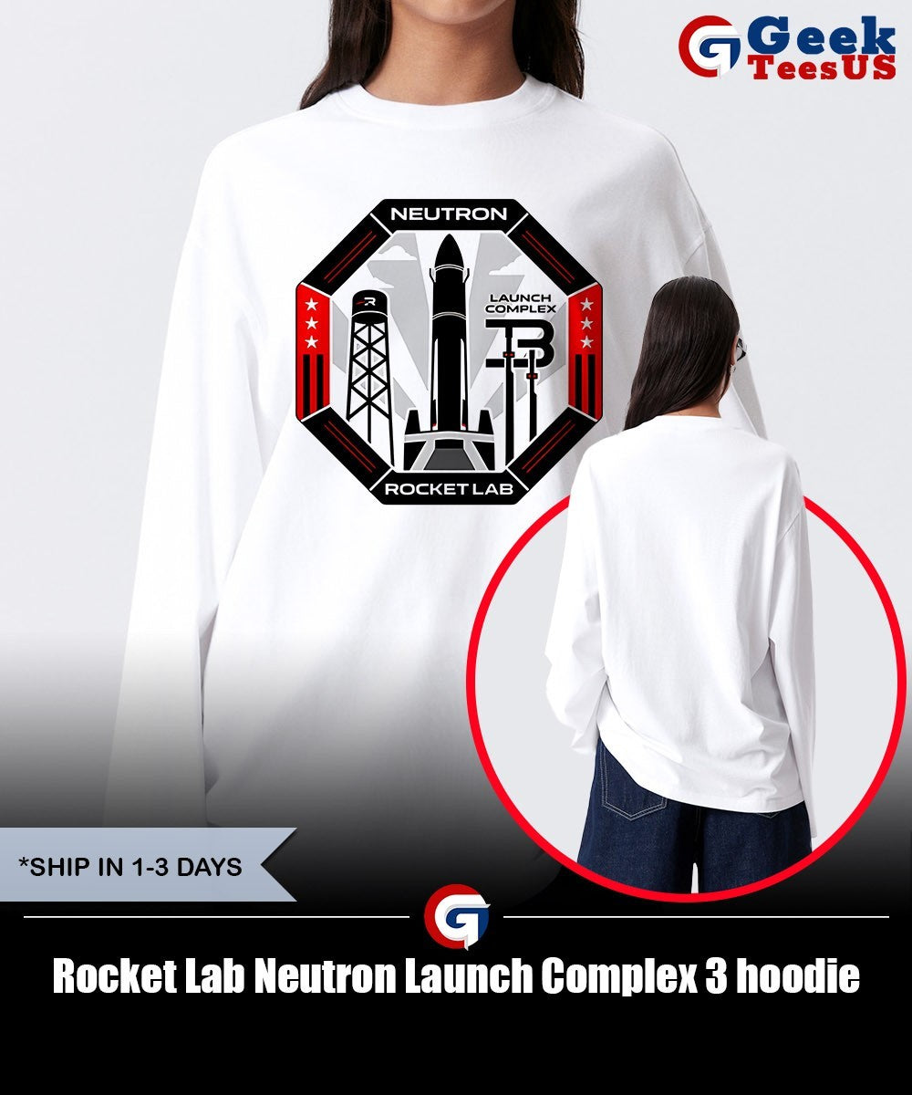 Rocket Lab Neutron Launch Complex 3 shirt Unisex , , , Long Sleeve Tee