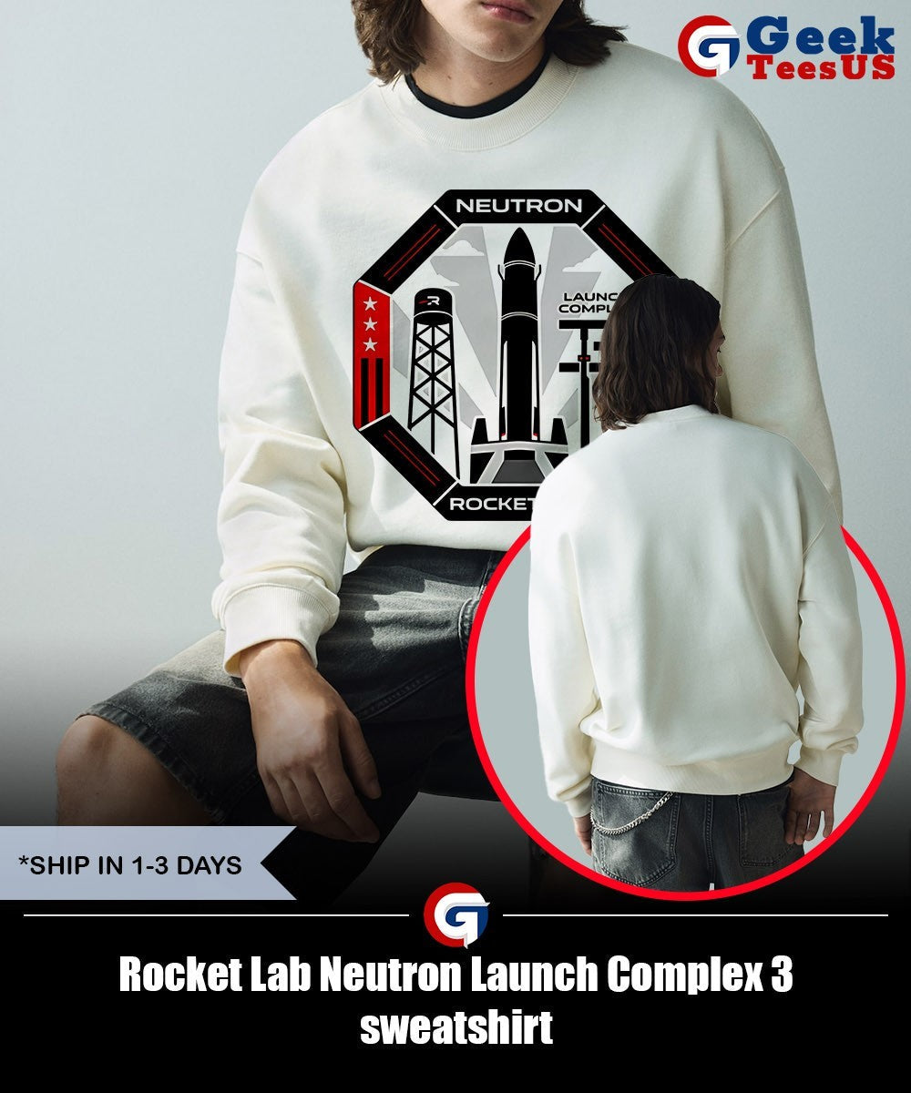 Rocket Lab Neutron Launch Complex 3 shirt Unisex , , , Long Sleeve Tee