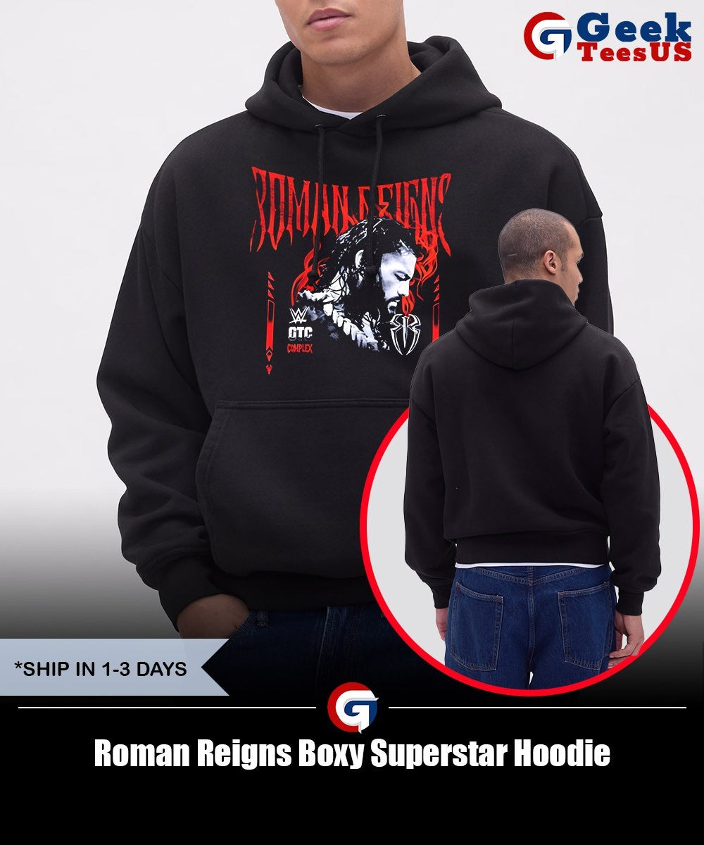 Roman Reigns Boxy Superstar shirt Unisex , , , Long Sleeve Tee
