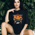 Rousey vs Carano Retro Pixel Art MVP Fight Night 2026 Black T Shirt