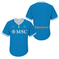 SSC Napoli Home Match 2025-2026 V-neck Jersey