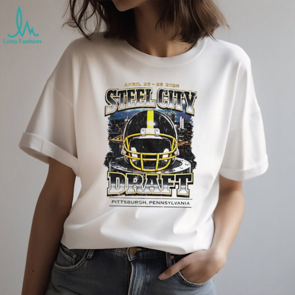 ST shirtl City Draft 2026 Pittsburgh Pennsylvania Football Helmet T Shirt