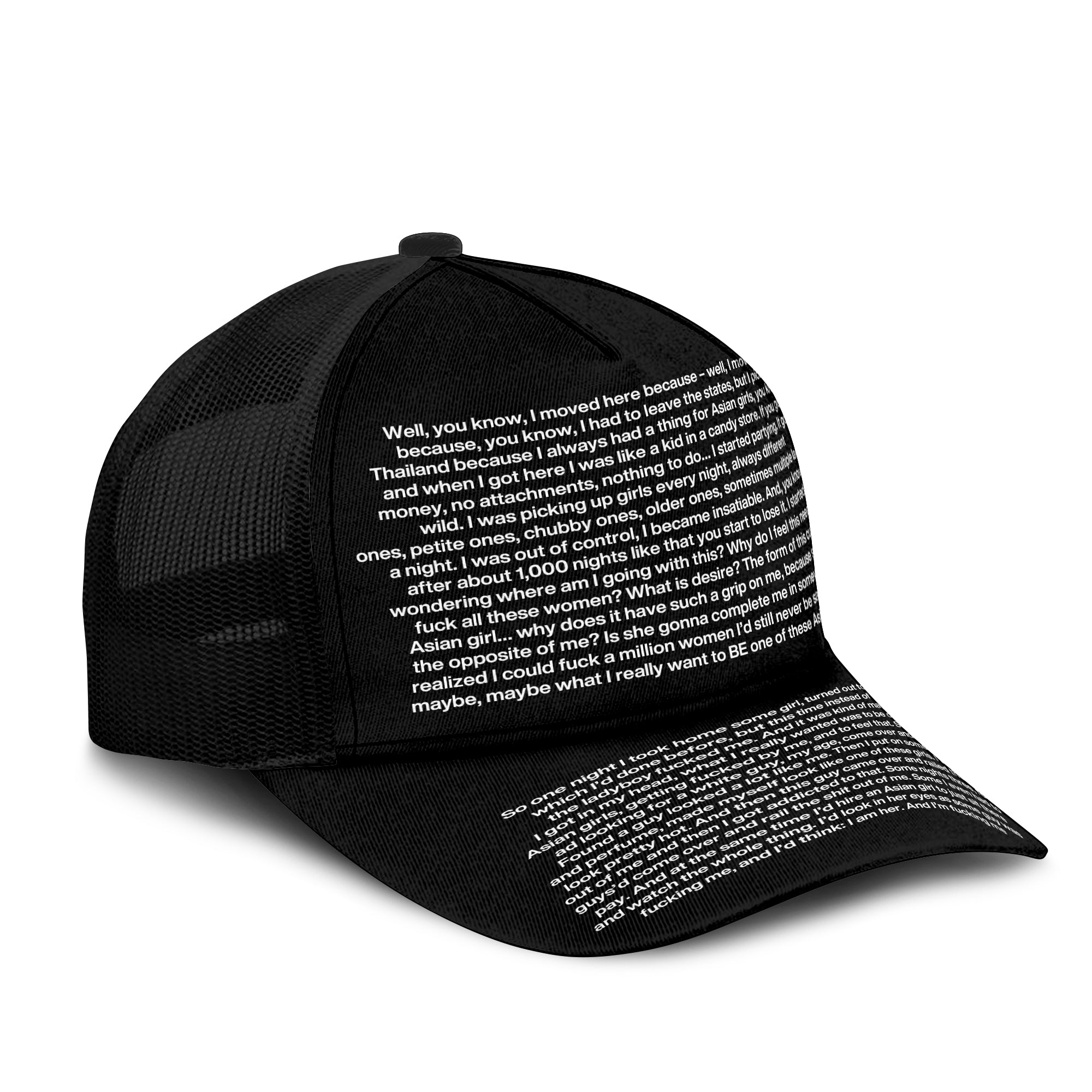 Sam Rockwell Monologue Mesh Trucker Cap