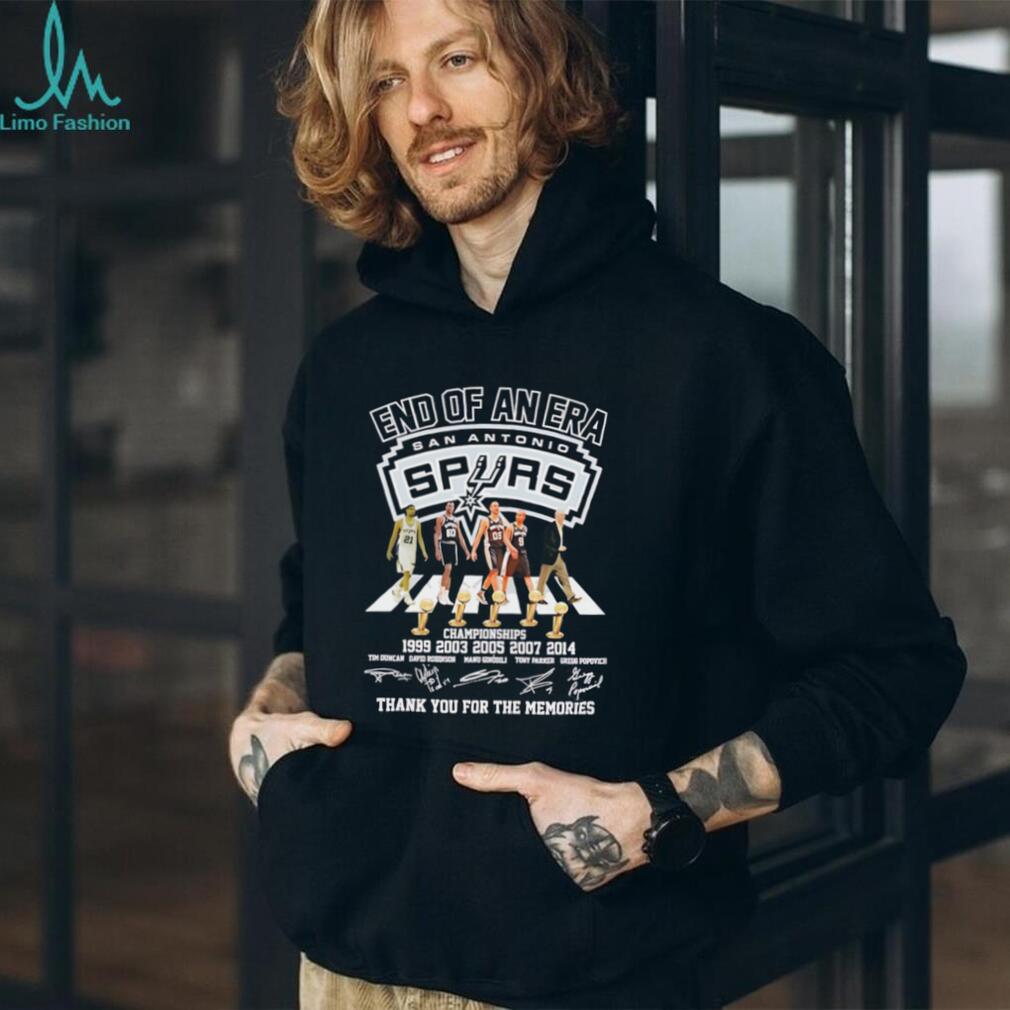 San Antonio Spurs Championships 1999 2003 2005 2007 2014 shirt