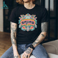 San Antonio Spurs Floral Mandala Colorful Boho Style Team T Shirt