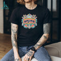 San Antonio Spurs Floral Mandala Heritage Design Black T Shirt