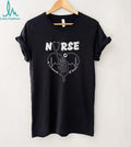 San Diego Baseball Fan Nurse Stethoscope Heart Beat San Diego Padres T Shirt