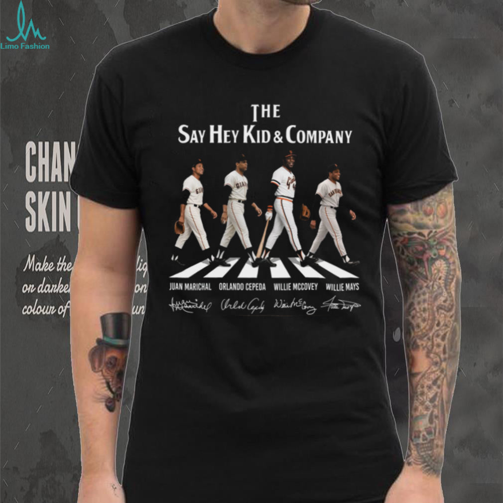 San Francisco Giants Say Hey Kid Company Baseball History Retro Style Men Fans Shirt