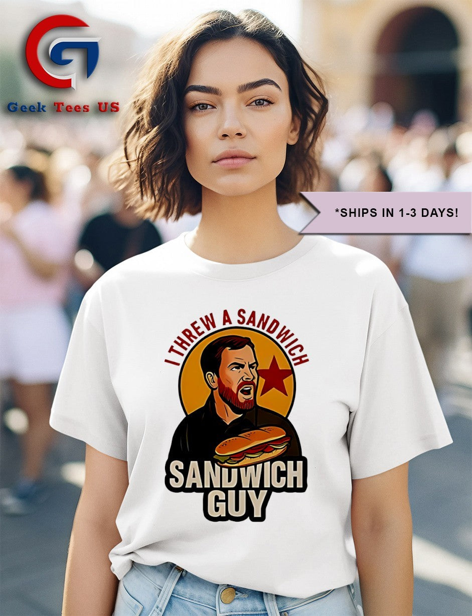 Sandwich Guy I threw a Sandwich Unisex , , , Long Sleeve Tee