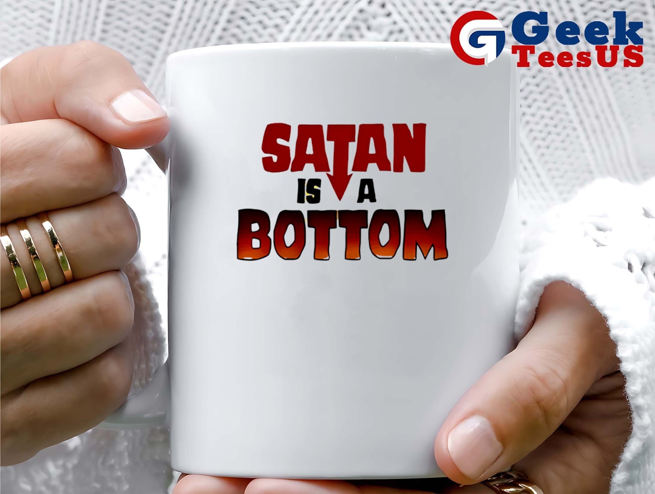 Satan is a Bottom shirt Unisex , , , Long Sleeve Tee