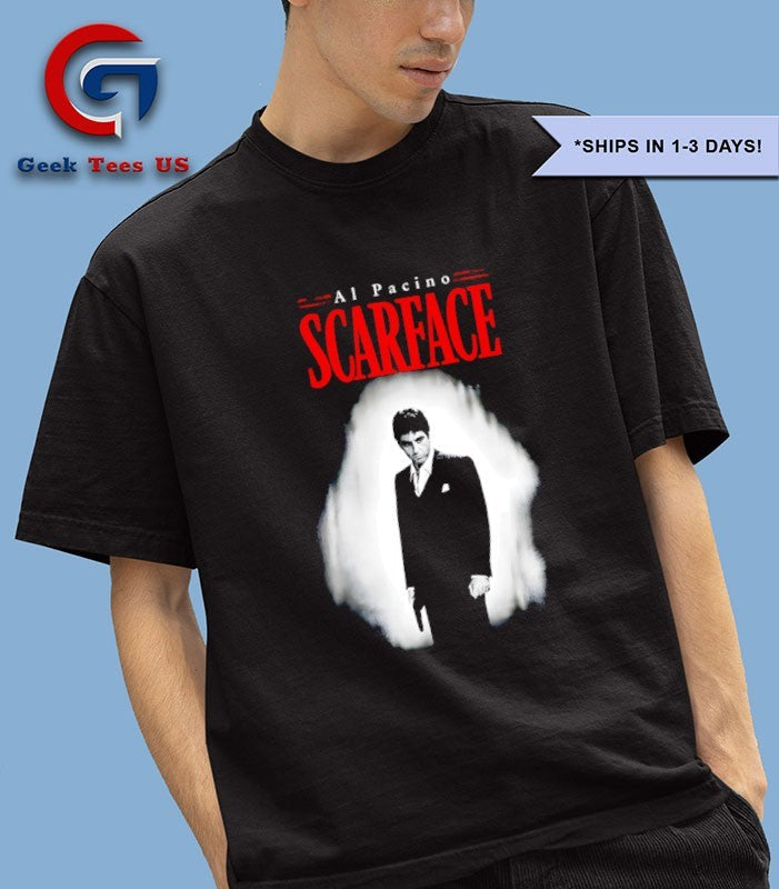 Scarface Al Pacino portrait shirt Unisex , , , Long Sleeve Tee